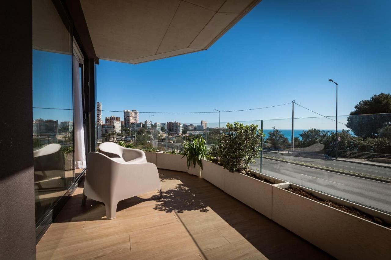 Modern Sea Front Sea Waves Alicante Exterior foto